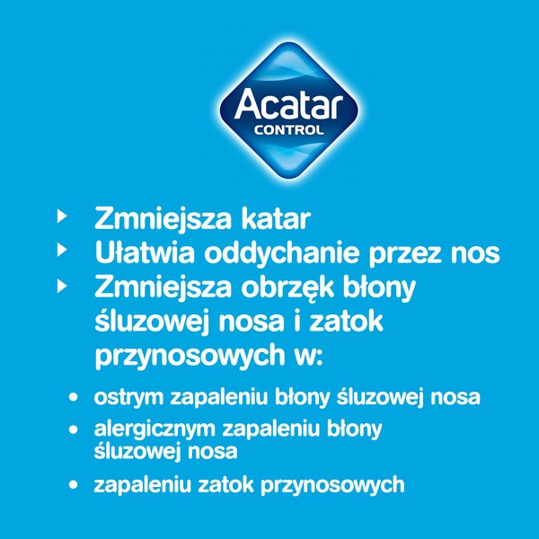 Acatar Control, 0,5 mg/ml (0,05%), aerozol  do nosa, 15 ml