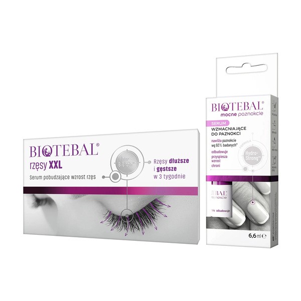 Zestaw Biotebal rzęsy XXL i Mocne Paznokcie