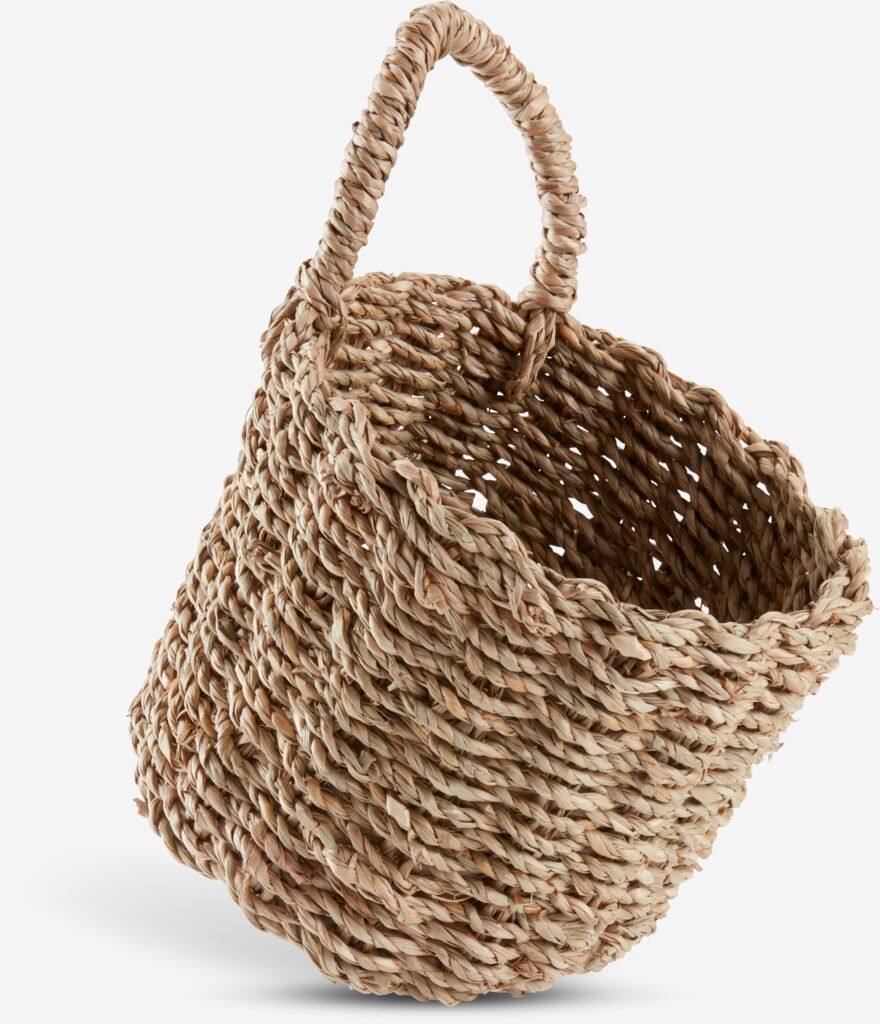 INGVER GINGVER kurv B14xLx14xH13cm til ophæng, natur