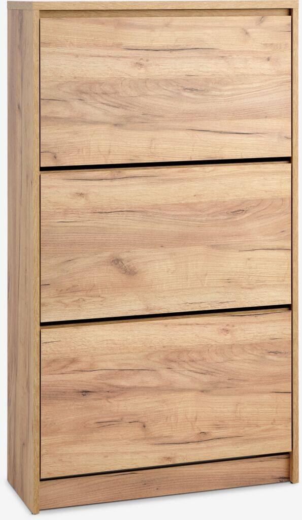 LIMFJORDEN LIMFJORDEN skoskab med 3 rum i naturlig egetræsfarve