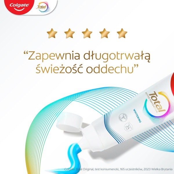 Colgate Total Whitening, wybielająca pasta do zębów, 75 ml