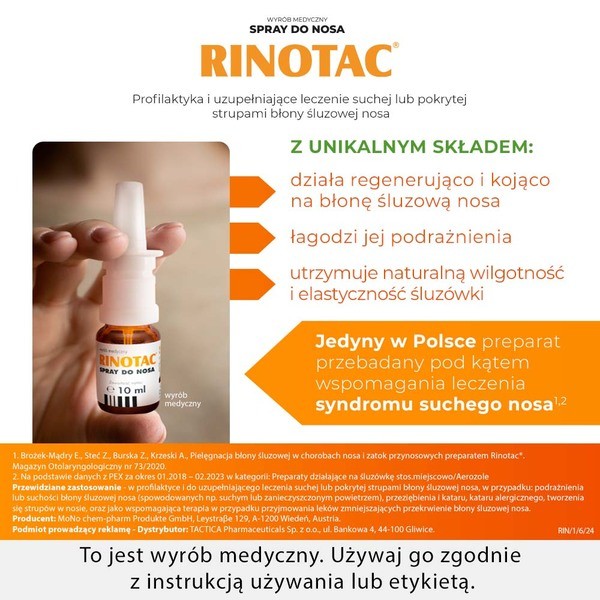 Rinotac, spray do nosa, 10 ml