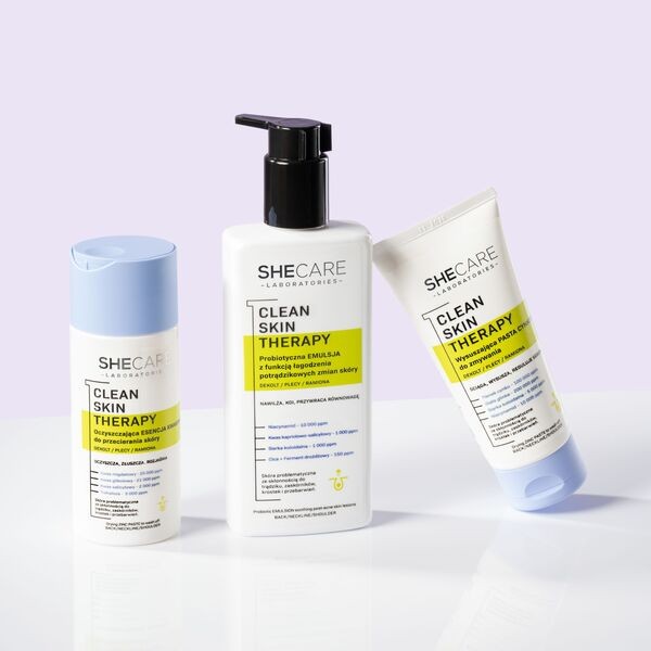 Bielenda SheCare, probiotyczna emulsja do ciała łagodząca zmiany potrądzikowe, 225 ml