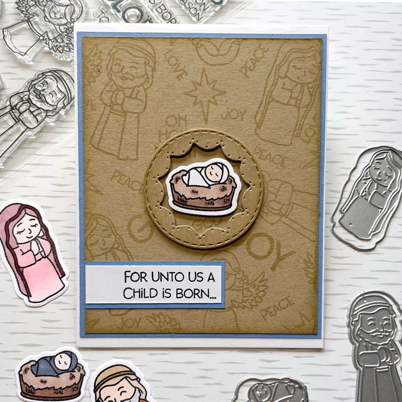 Mini Nativity Clear Stamp Set