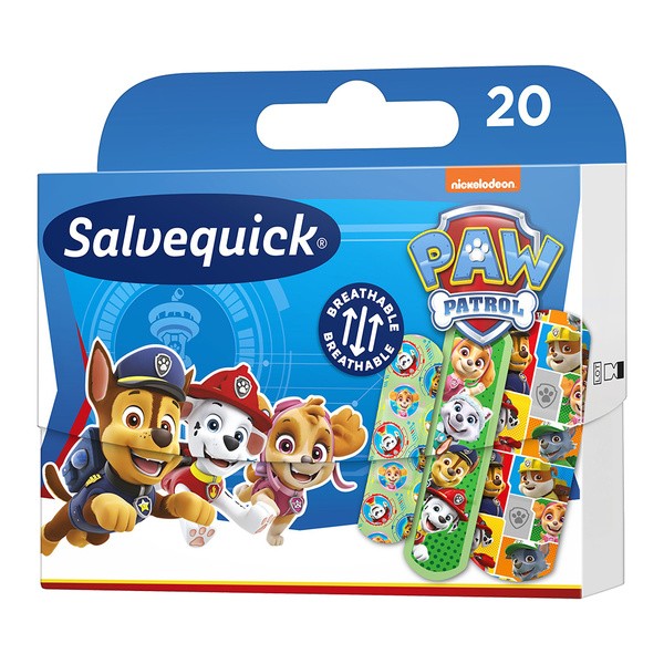 Salvequick Paw Patrol, plastry dla dzieci, 20 szt.