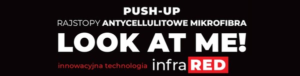 Look At Me! by Veera, antycellulitowe rajstopy Push-Up z microfibrą, kolor czarny, rozmiar XL