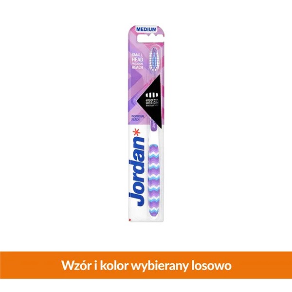 Jordan, Individual Reach, szczoteczka do zębów, średnia, 1 szt
