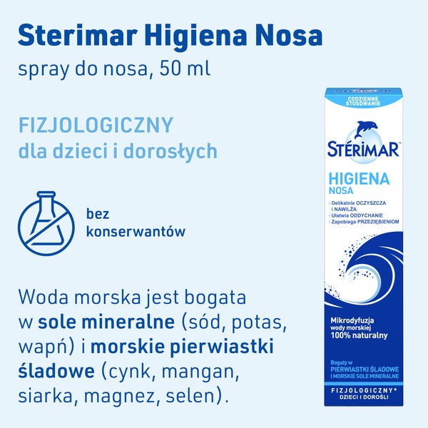 Sterimar Higiena, spray do nosa, 50 ml