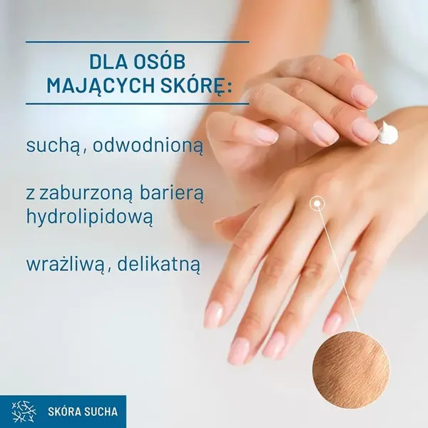 Sylveco Dermo Skóra Sucha, nawilżający krem do rąk, 75 ml