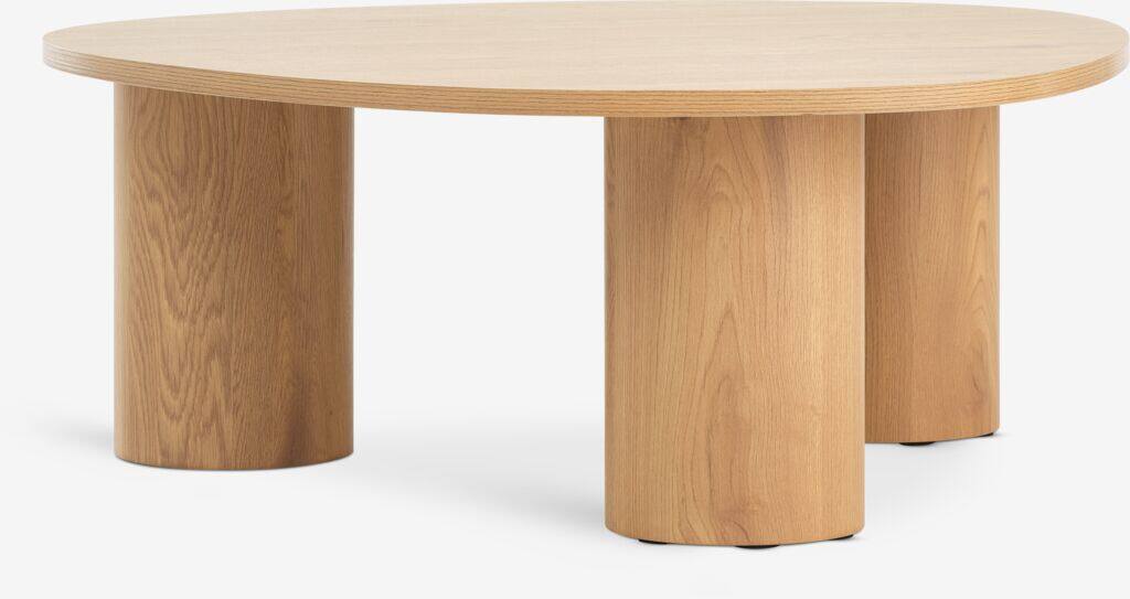 RAVNSBJERG RAVNSBJERG sofabord 90x90 i naturlig egefarve