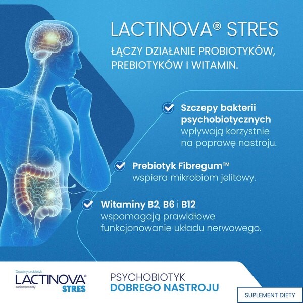 Lactinova stres, kapsułki, 28 szt.