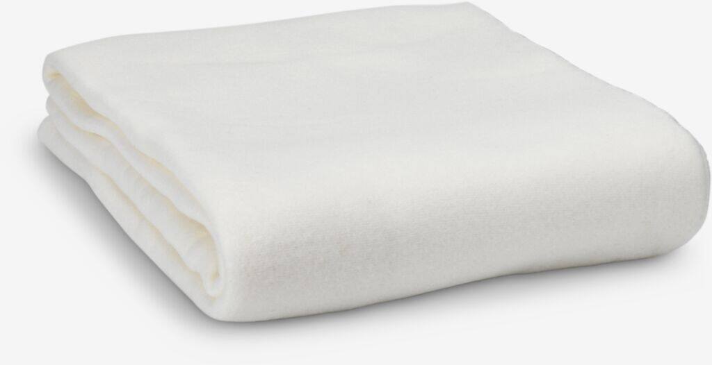 SKOGVIKKE SKOGVIKKE fleece tæppe 130x160 hvid