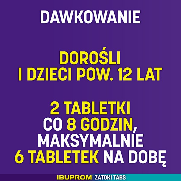 Ibuprom Zatoki Tabs, 200 mg+6,1 mg, tabletki drażowane, 24 szt.