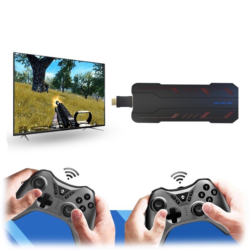 Mini TV Retro Video Game Consoles Game Stick HD Output For PS1 GBA GB FC MD 2.4G Wireless Controller Built in 5200+Games