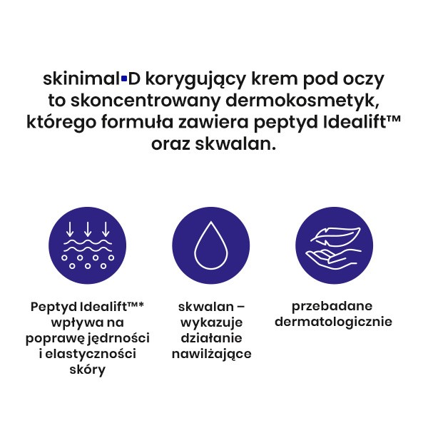 Skinimal D, krem korygujący pod oczy, 15 ml
