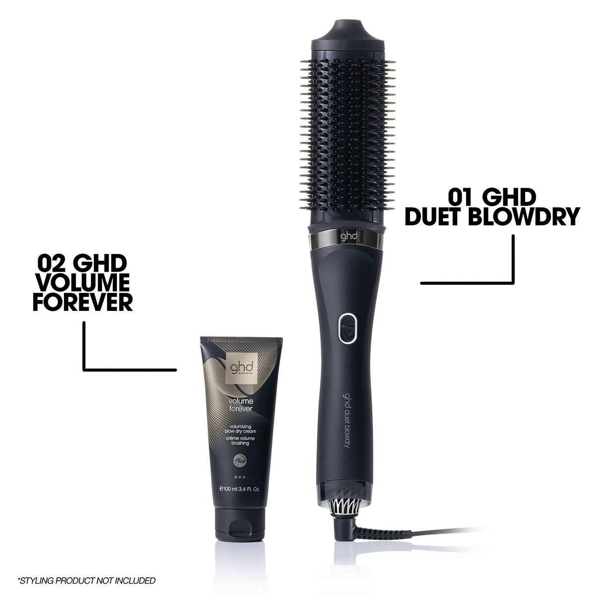 ghd Duet Blow Dry - 2-in-1 Hair Dryer Brush