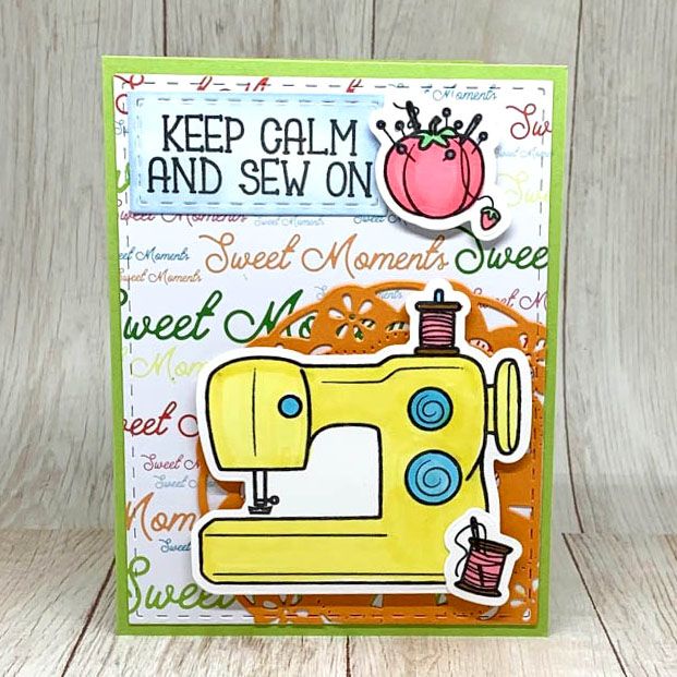 sewingmachine2stamp Clear Stamp Set