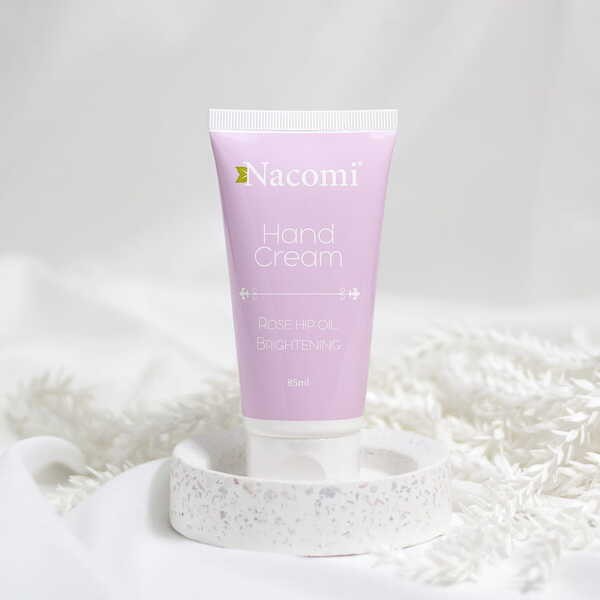 Nacomi, krem do rąk, wygładzenie i rozjaśnienie, 85 ml