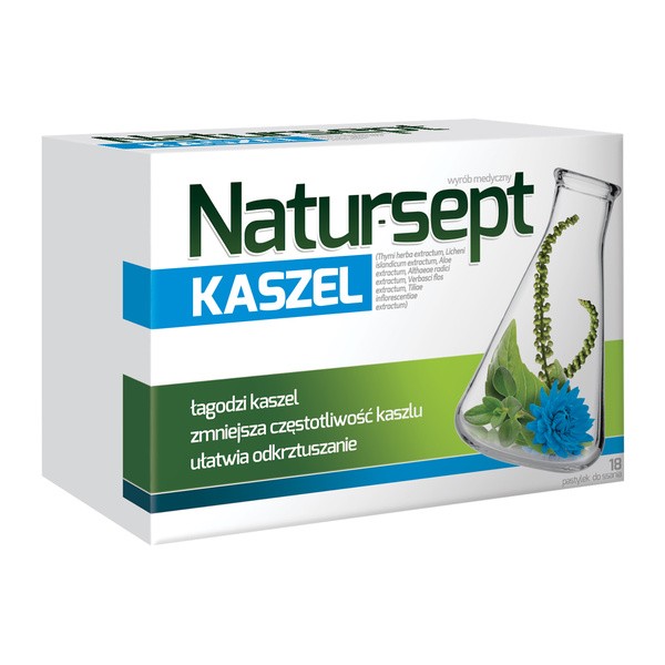 Natursept kaszel, pastylki do ssania, 18 szt.