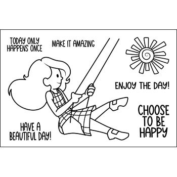 StephieDoll5 Clear Stamp Set