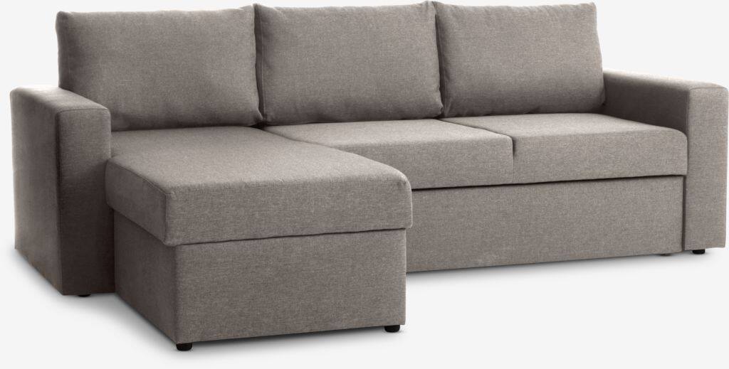 MARSLEV MARSLEV sovesofa med chaiselong, lysegråt stof
