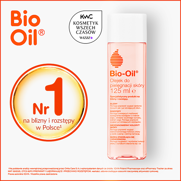 Bio-Oil, olejek specjalistyczny na rozstępy i blizny, 125 ml