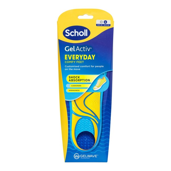Scholl GelActiv, wkładki żelowe na co dzień, rozmiar L, 1 para