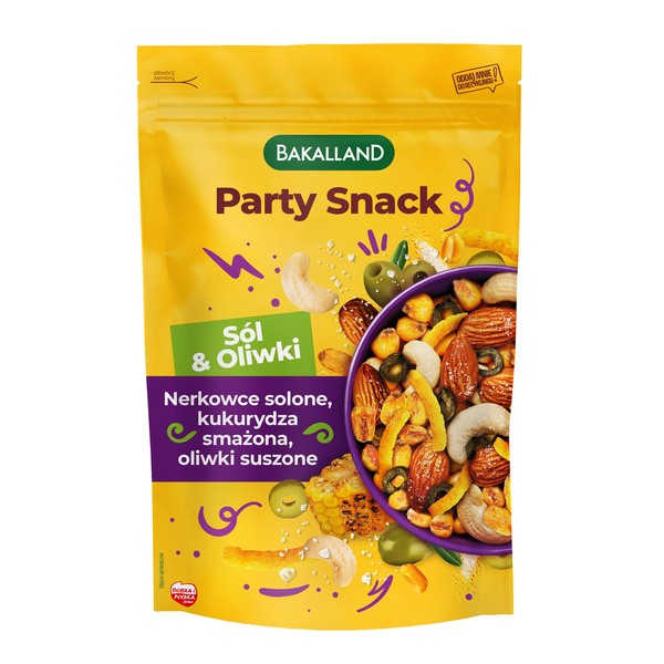 Bakalland, Party Snack Sól i Oliwki, 170 g