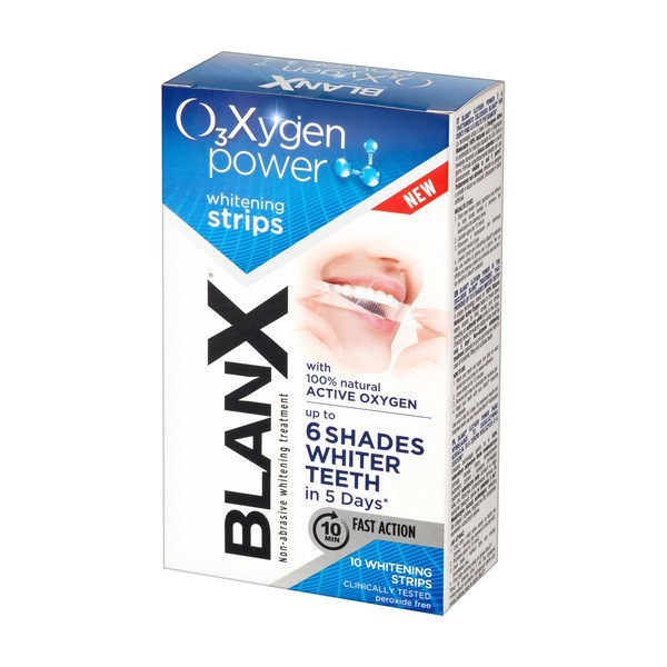 BlanX O3Xygen Power, paski wybielające, 10 szt.