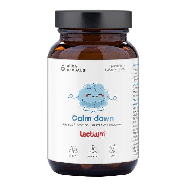 Aura Herbals Calm down Lactium, kapsułki, 60 szt.