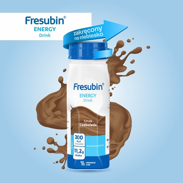 Fresubin Energy Drink, płyn o smaku czekolady, 4 x 200 ml