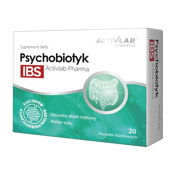 Activlab Pharma Psychobiotyk IBS, kapsułki dojelitowe, 20 szt.