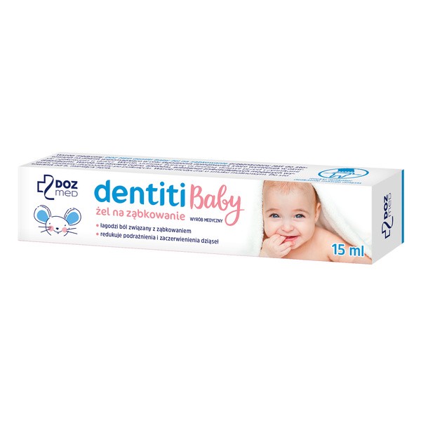 DOZ MED Dentiti Baby, żel na ząbkowanie, 15 ml