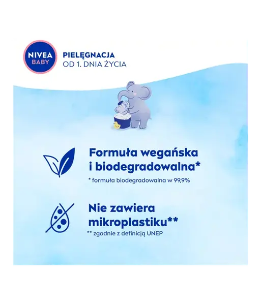 Nivea Baby, żel 2w1 do mycia ciała i włosów z pompką, 500 ml