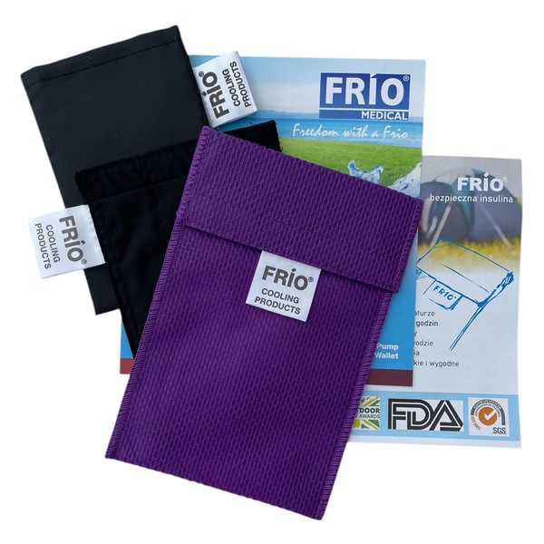 Frio Pump, termiczne etui do przechowywania pompy insulinowej, fioletowe, 1 szt.