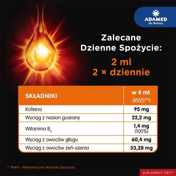 Cardiamid z kofeiną, krople doustne, 100 ml