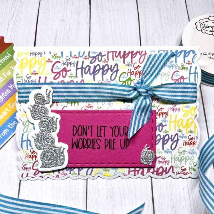 Snail Kit Clear Stamps and Dies Set