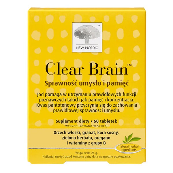 Clear Brain, tabletki, 60 szt.
