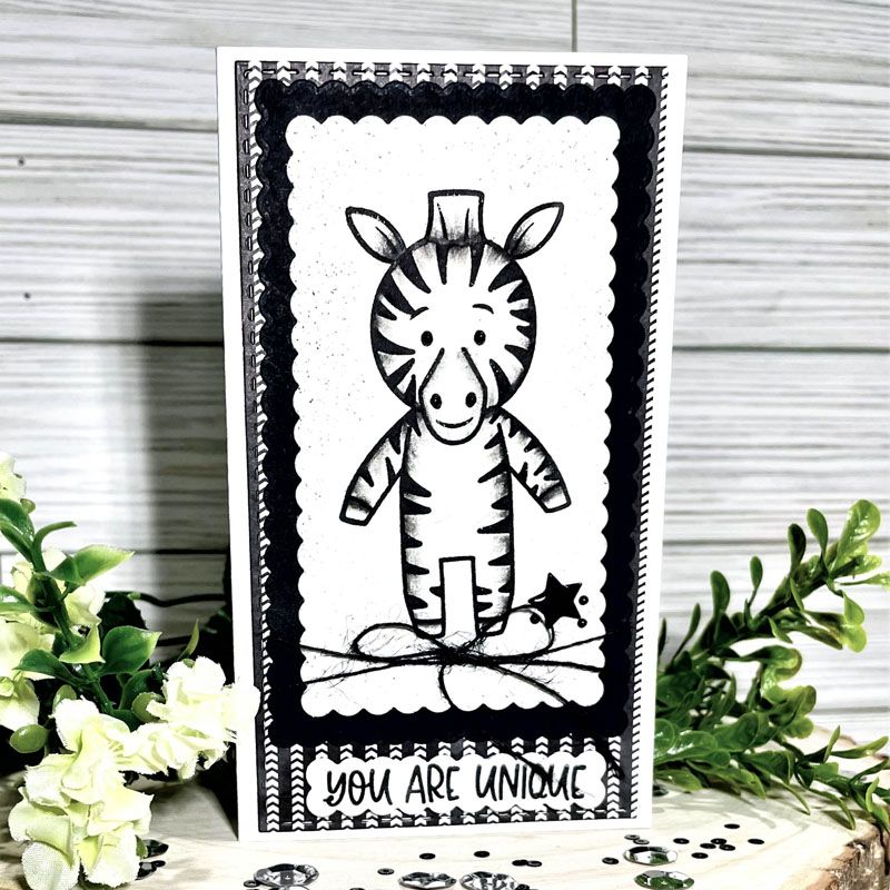Little Peeps Zebra Clear Stamp Set