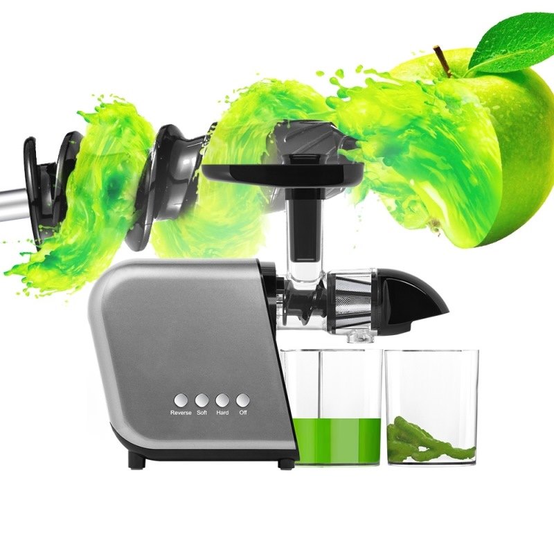 Wolnoobrotowa wyciskarka do soku, wyciskarka do warzyw i owoców, elektryczna wyciskarka do owoców i warzyw, darmowa wysyłka, wolnoobrotowa wyciskarka do cytryn