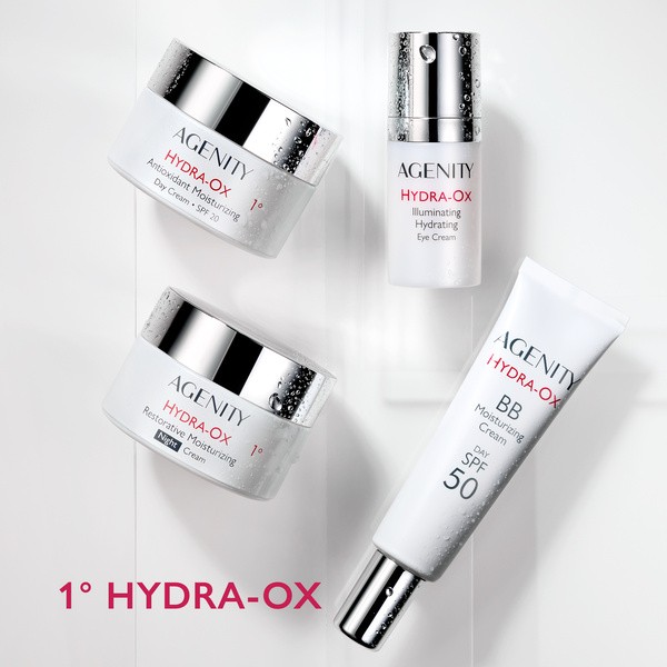 Agenity Hydra-Ox, rozświetlająco - nawilżający krem pod oczy, 15 ml