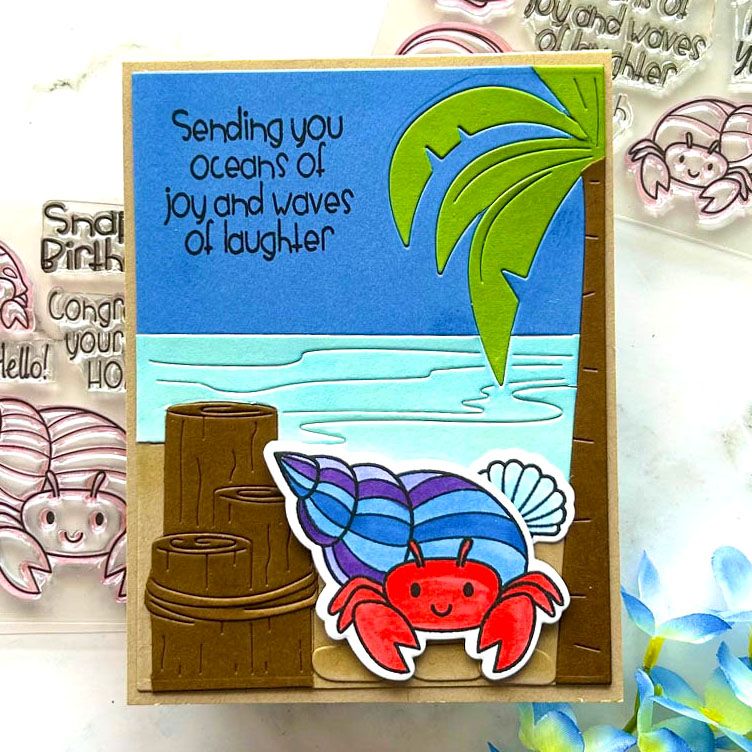 Hermit Crabs Clear Stamp Set