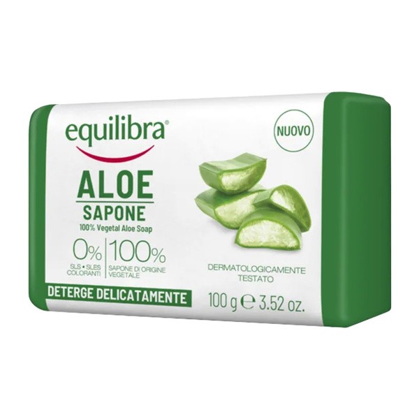 Equilibra, mydło aloesowe, 100 g