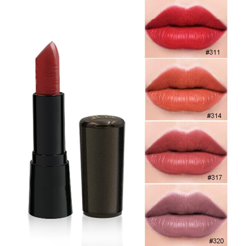 Batom Matte 8 Cores à Prova d'Água de Longa Duração, Gloss Labial, Vermelho Aveludado Sexy, Nude, Cosméticos Femininos TSLM1
