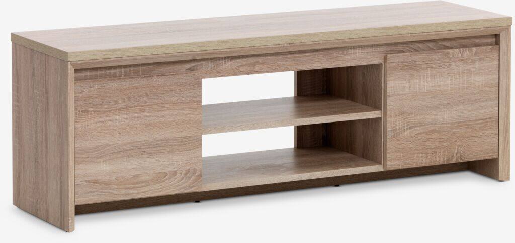 HASLUND HASLUND TV-bord, 2 låger, lys eg