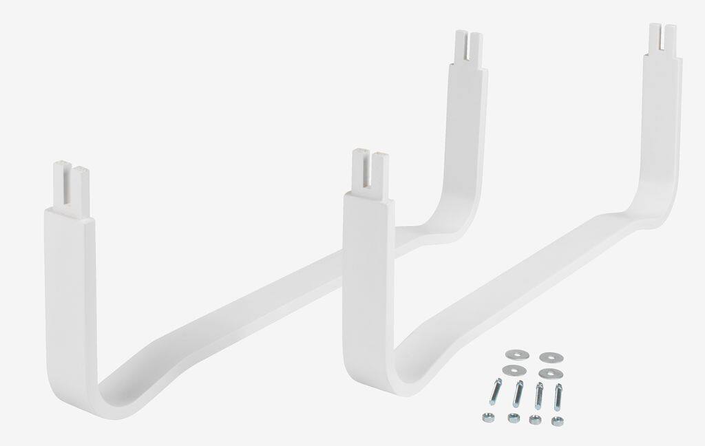 SOLA bøjler 90 cm SOLA hvid birk 2 stk/pakke