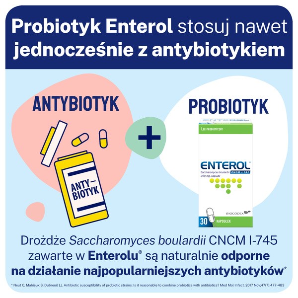 Enterol, 250 mg, kapsułki, 30 szt