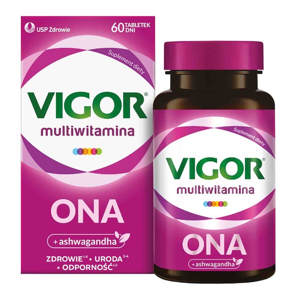 Zestaw Vigor Ona + On, multiwitaminy, 60 sztuk