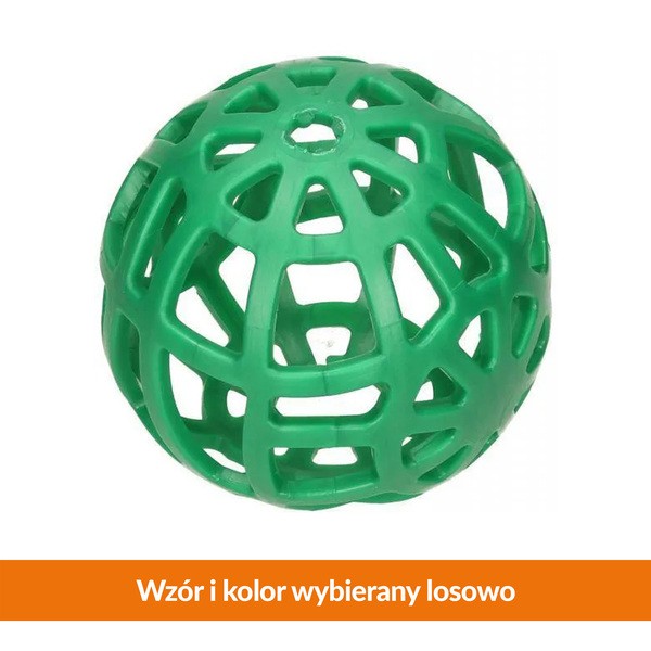 Sum-Plast Piłka ażurowa, zabawka dla psa, 14 cm, 1 szt.