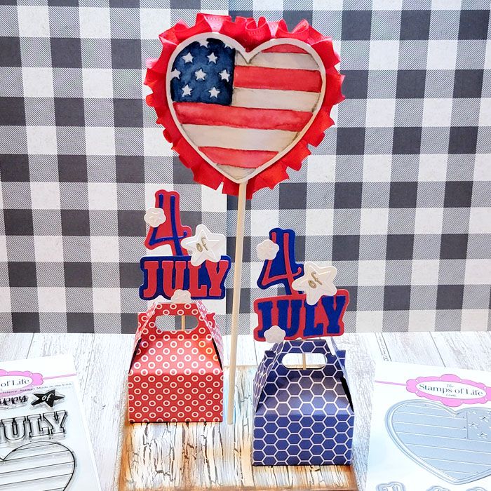 FourthofJuly2stamp Clear Stamp Set